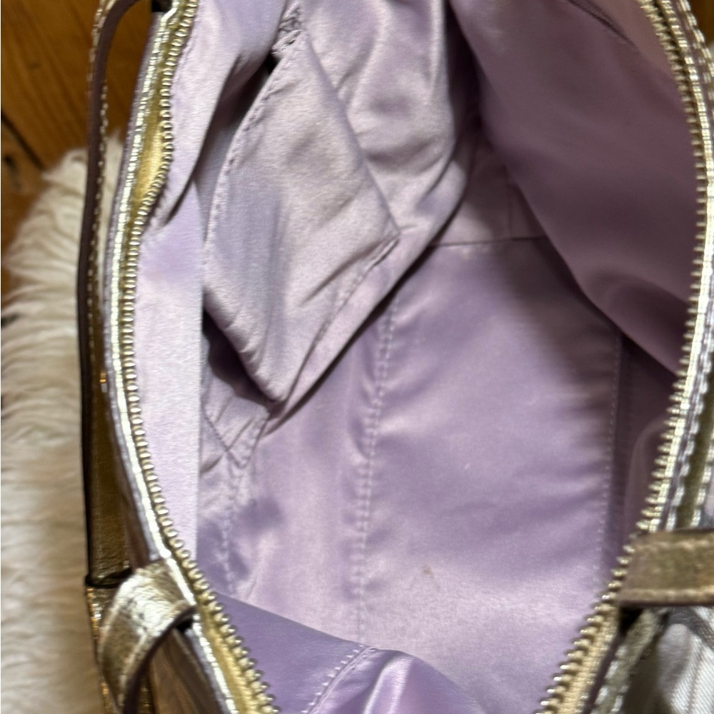 Coach F17474 Signature Multicolor Tartan Tote Shoulder Bag - Picture 13 of 14